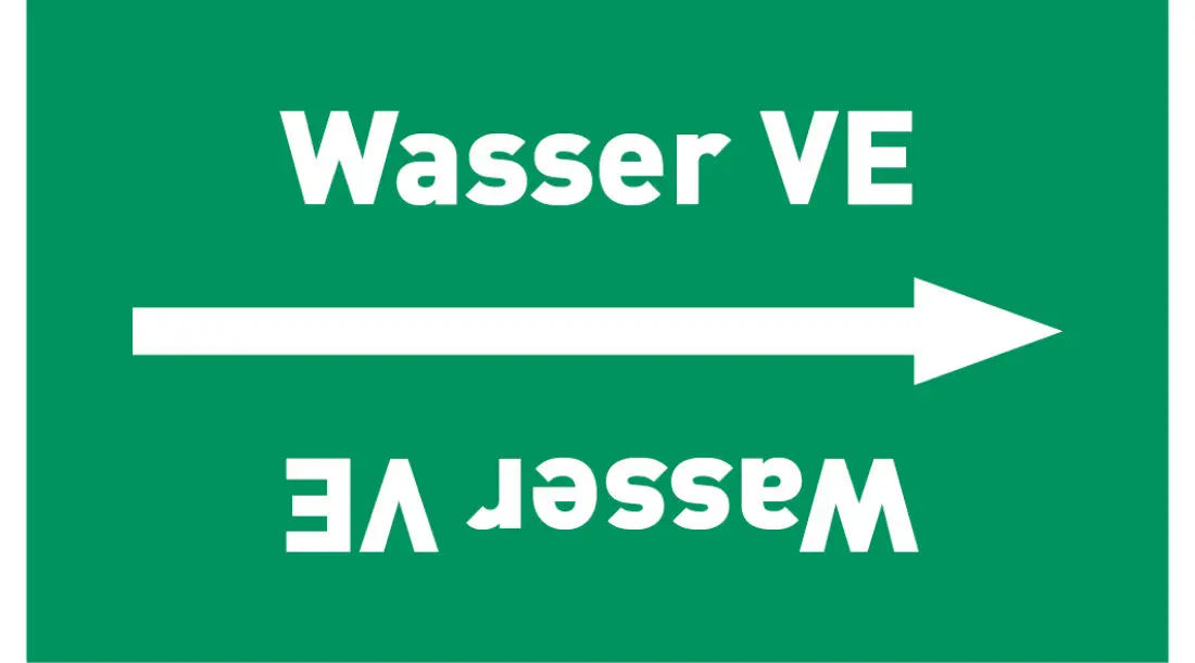 Kennzeichnungsband Wasser VE grün/weiß ab Ø 50 mm 33 m/Rolle Kennzeichnungsband Wasser VE grün/weiß ab Ø 50 mm 33 m/Rolle