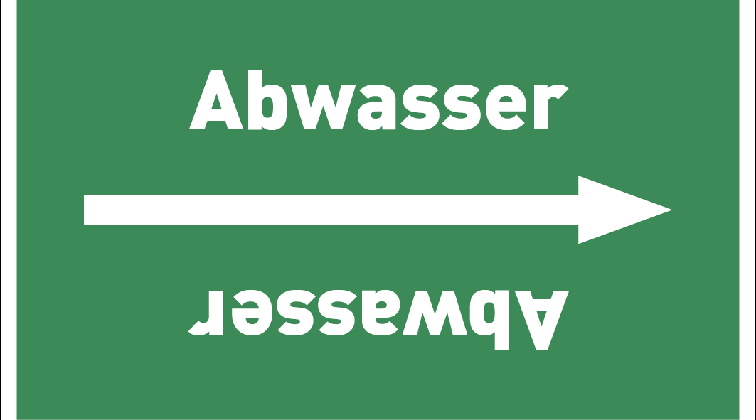 Kennzeichnungsband Abwasser grün/weiß, ab Ø 50 mm 33 m/Rolle Kennzeichnungsband Abwasser grün/weiß, ab Ø 50 mm 33 m/Rolle