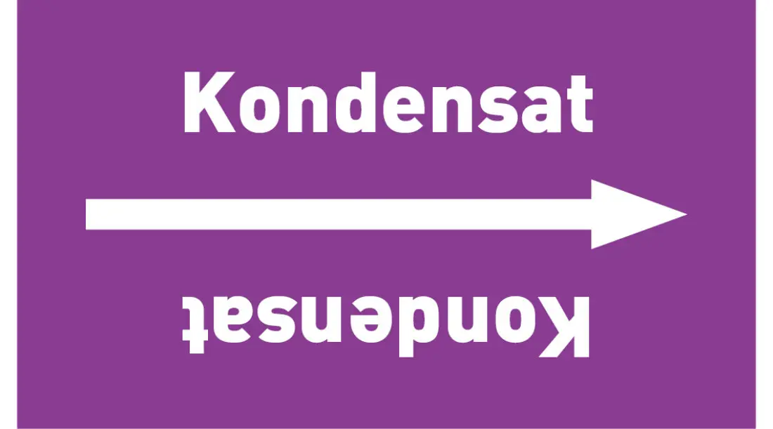 Kennzeichnungsband Kondensat violett/weiß ab Ø 50 mm 33 m/Rolle Kennzeichnungsband Kondensat violett/weiß ab Ø 50 mm 33 m/Rolle