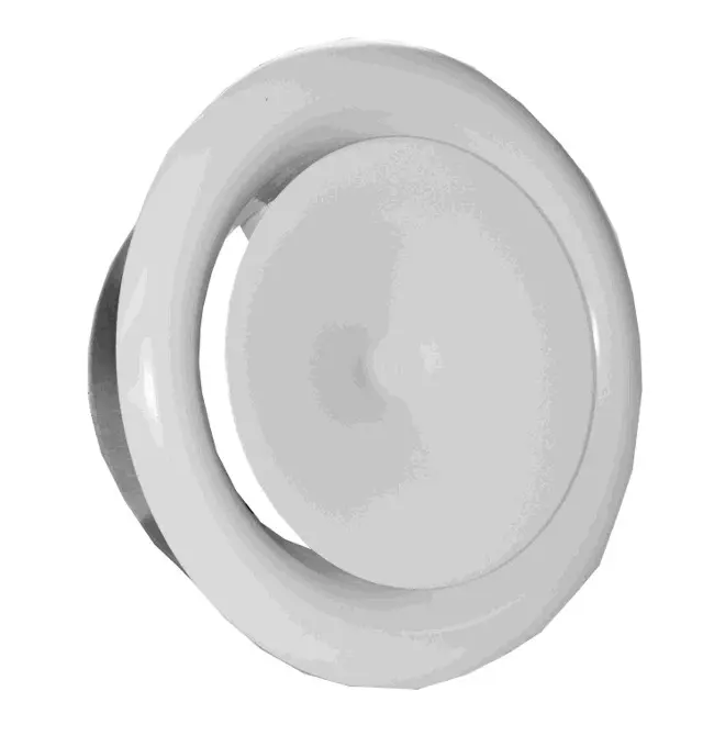 Zulufttellerventil NW 80 mm; weiß RAL 9016 Zulufttellerventil NW 80 mm; weiß RAL 9016