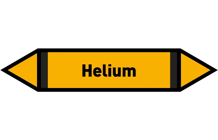 Pfeil Helium gelb/schwarz 125x25 mm Pfeil Helium gelb/schwarz 125x25 mm