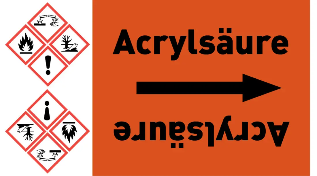 Kennzeichnungsband Acrylsäure orange/schwarz ab Ø 50 mm 33 m/Rolle Kennzeichnungsband Acrylsäure orange/schwarz ab Ø 50 mm 33 m/Rolle