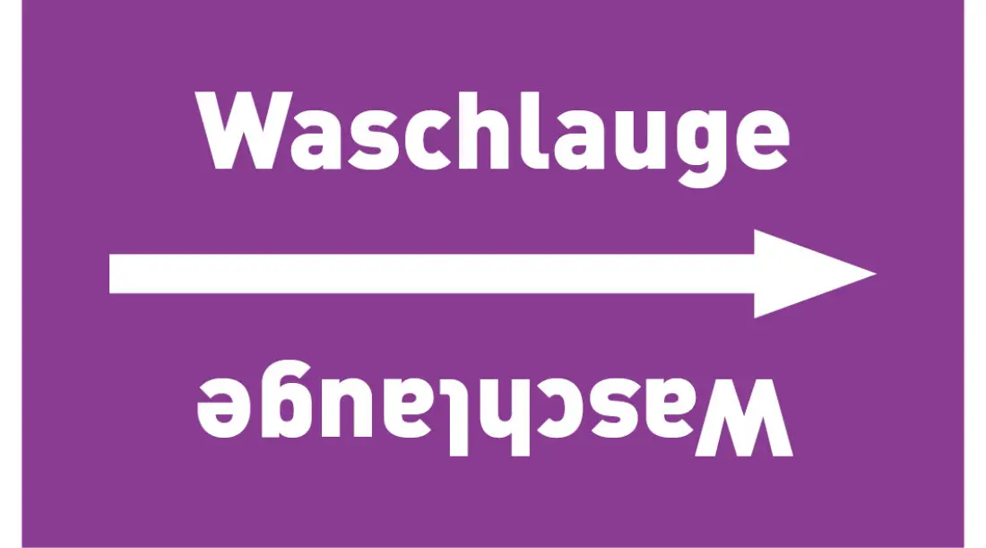 Kennzeichnungsband Waschlauge violett/weiß ab Ø 50 mm 33 m/Rolle Kennzeichnungsband Waschlauge violett/weiß ab Ø 50 mm 33 m/Rolle