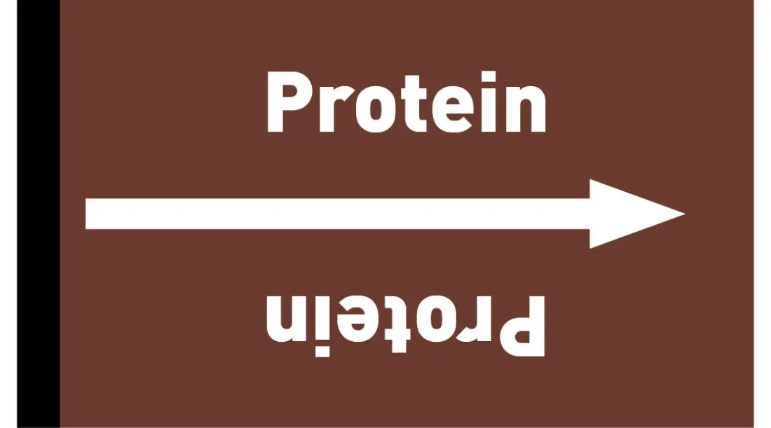 Kennzeichnungsband Protein braun/weiß ab Ø 50 mm 33 m/Rolle Kennzeichnungsband Protein braun/weiß ab Ø 50 mm 33 m/Rolle