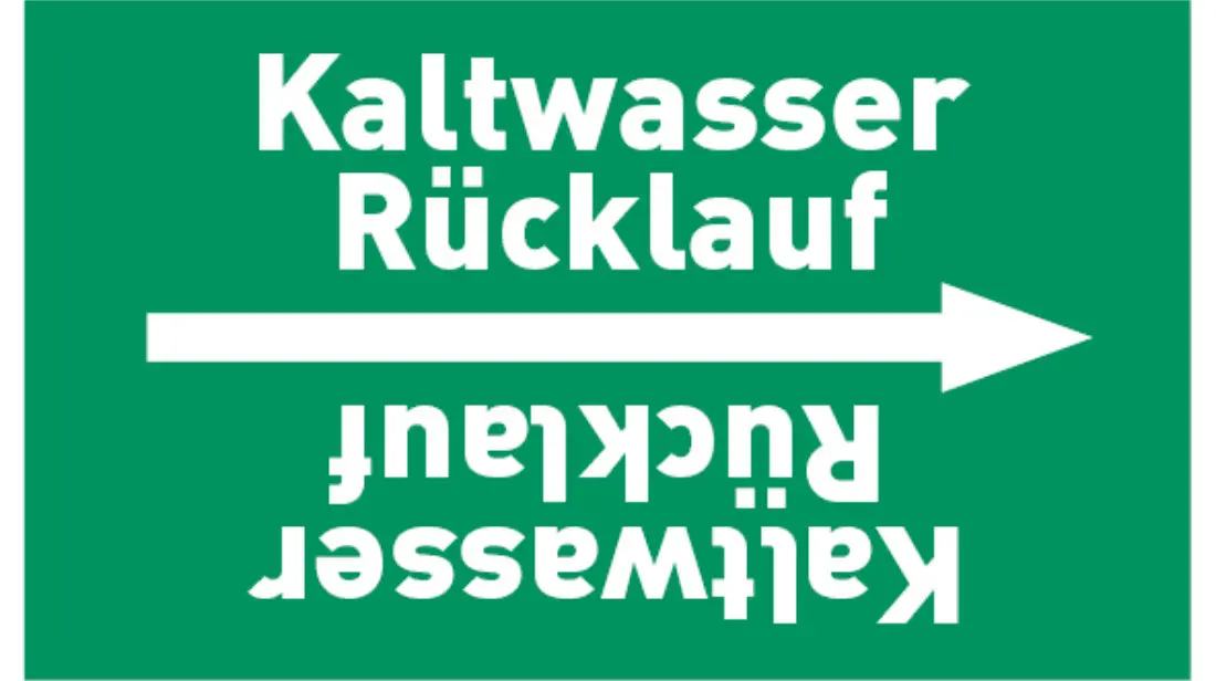 Kennzeichnungsband Kaltwasser Rücklauf grün/weiß, bis Ø 50 mm 33 m/Rolle Kennzeichnungsband Kaltwasser Rücklauf grün/weiß, bis Ø 50 mm 33 m/Rolle