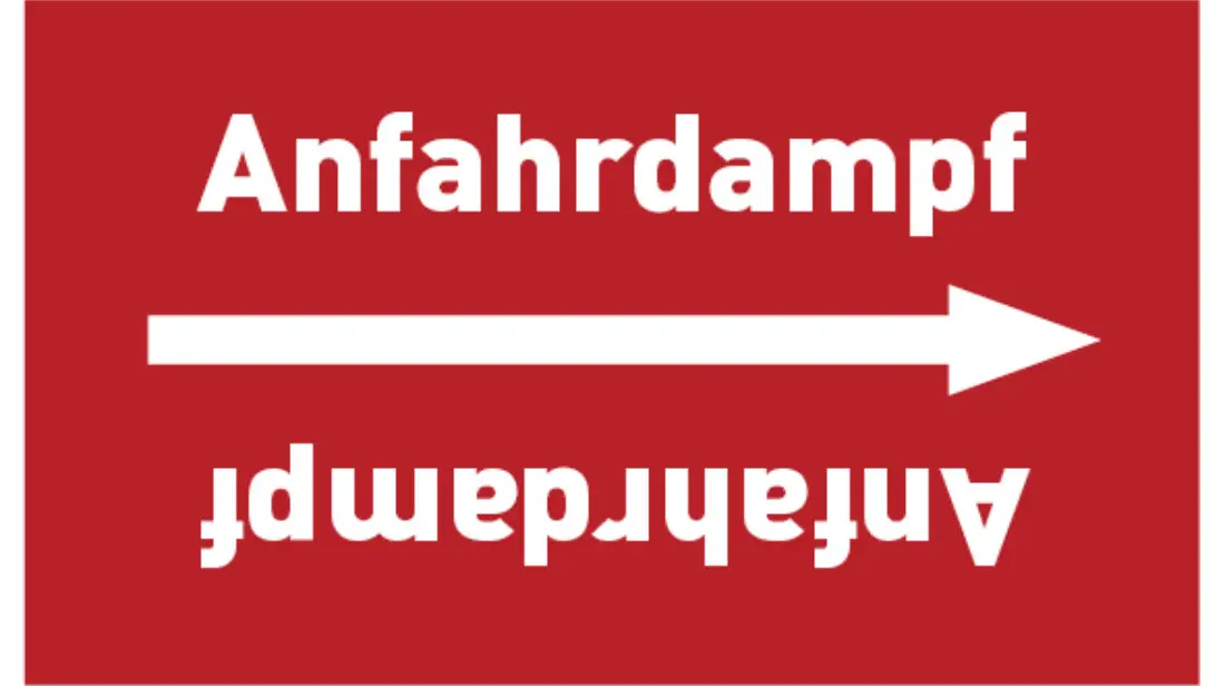 Kennzeichnungsband Anfahrdampf rot/weiß bis Ø 50 mm 33 m/Rolle Kennzeichnungsband Anfahrdampf rot/weiß bis Ø 50 mm 33 m/Rolle