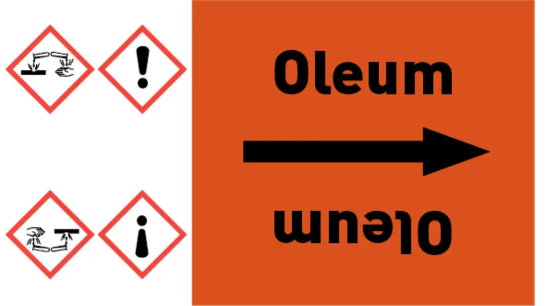 Kennzeichnungsband Oleum orange/schwarz bis Ø 50 mm 33 m/Rolle Kennzeichnungsband Oleum orange/schwarz bis Ø 50 mm 33 m/Rolle