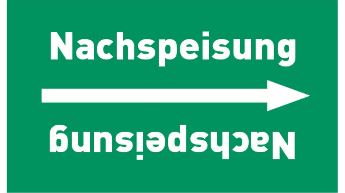 Kennzeichnungsband Nachspeisung grün/weiß bis Ø 50 mm 33 m/Rolle Kennzeichnungsband Nachspeisung grün/weiß bis Ø 50 mm 33 m/Rolle