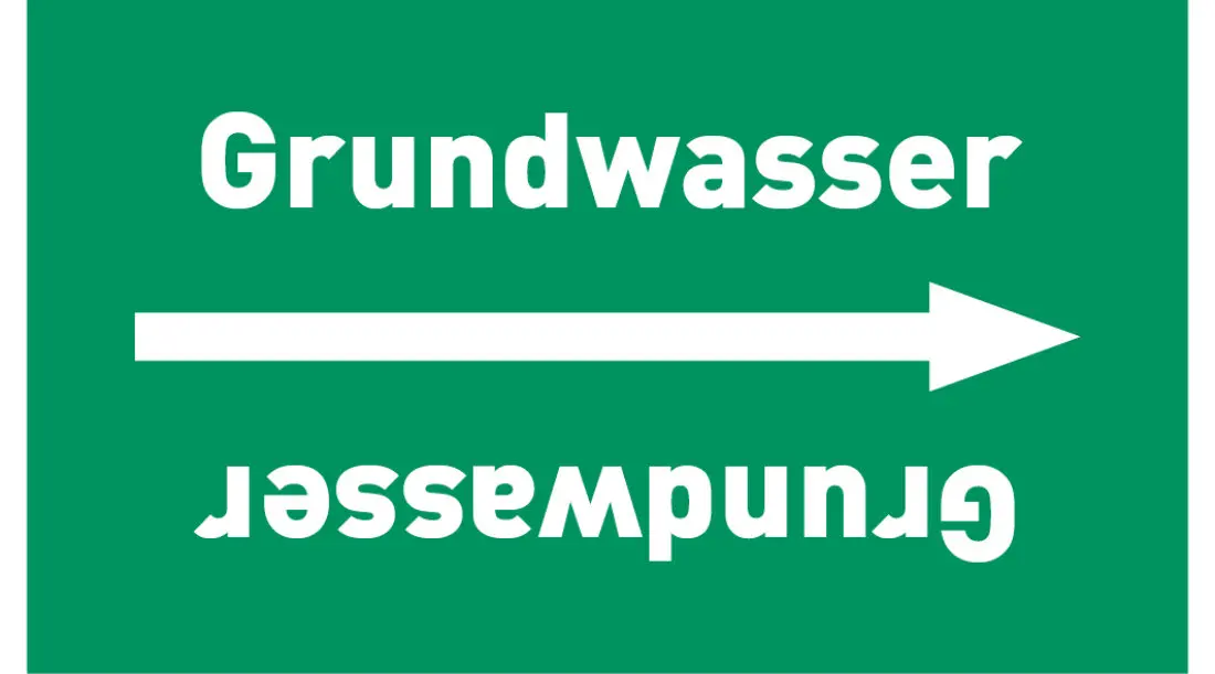 Kennzeichnungsband Grundwasser grün/weiß ab Ø 50 mm 33 m/Rolle Kennzeichnungsband Grundwasser grün/weiß ab Ø 50 mm 33 m/Rolle