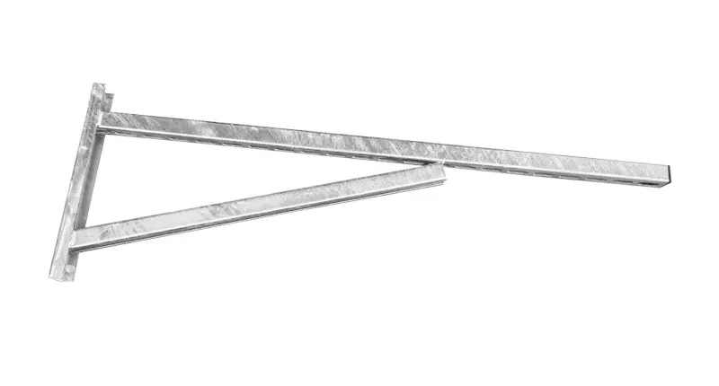 Stützkonsole 36x36 mm, Länge 1100 mm Feuerverzinkt Stützkonsole 36x36 mm, Länge 1100 mm Feuerverzinkt