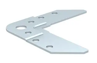 Eckwinkel für 40er Luftkanalprofil Typ P40/4 Stahl vz.; 1 VPE (150 Stück) Eckwinkel für 40er Luftkanalprofil Typ P40/4 Stahl vz.; 1 VPE (150 Stück)