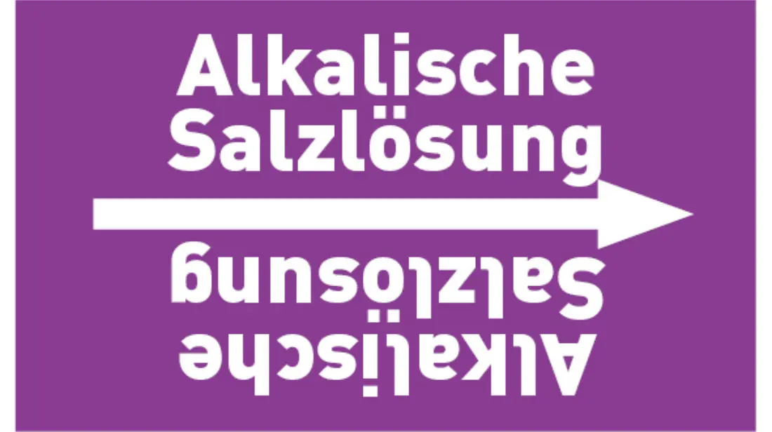 Kennzeichnungsband Alkalische Salzlösung violett/weiß bis Ø 50 mm 33 m/Rolle Kennzeichnungsband Alkalische Salzlösung violett/weiß bis Ø 50 mm 33 m/Rolle