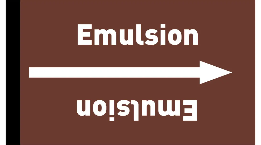 Kennzeichnungsband Emulsion braun/weiß ab Ø 50 mm 33 m/Rolle Kennzeichnungsband Emulsion braun/weiß ab Ø 50 mm 33 m/Rolle