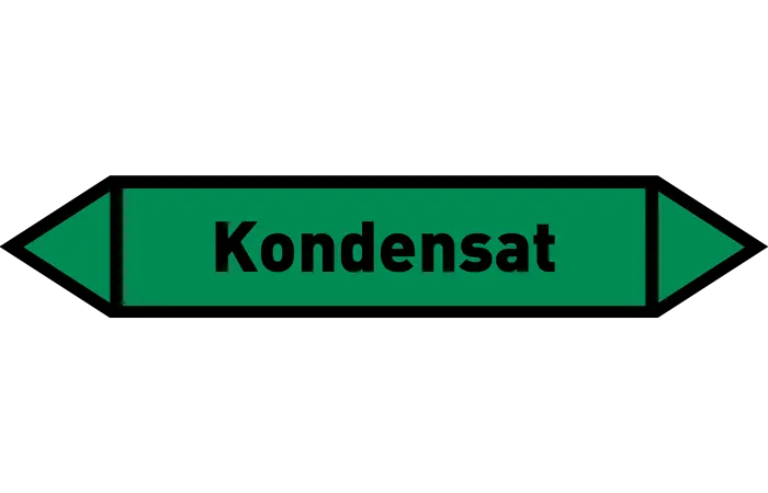 Pfeil Kondensat grün/schwarz 215x40 mm Pfeil Kondensat grün/schwarz 215x40 mm