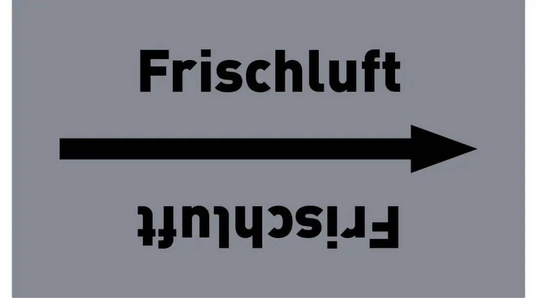 Kennzeichnungsband Frischluft grau/schwarz ab Ø 50 mm 33 m/Rolle Kennzeichnungsband Frischluft grau/schwarz ab Ø 50 mm 33 m/Rolle