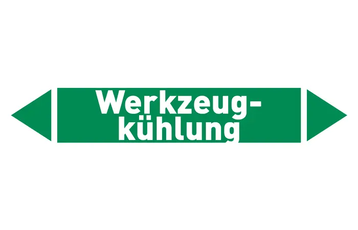 Pfeil Werkzeugkühlung grün/weiß 215x40 mm Pfeil Werkzeugkühlung grün/weiß 215x40 mm