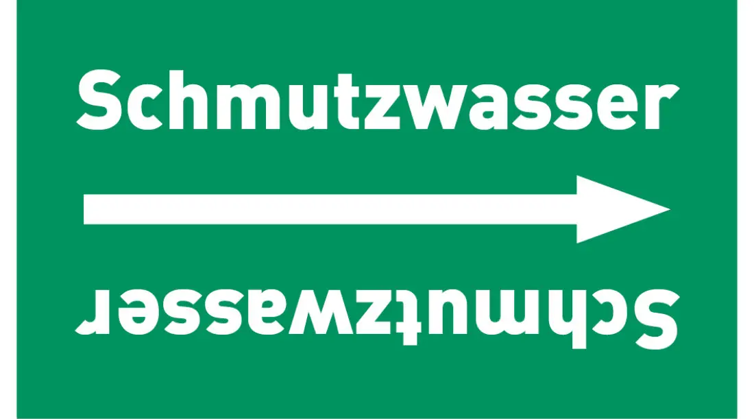 Kennzeichnungsband Schmutzwasser grün/weiß, ab Ø 50 mm 33 m/Rolle Kennzeichnungsband Schmutzwasser grün/weiß, ab Ø 50 mm 33 m/Rolle