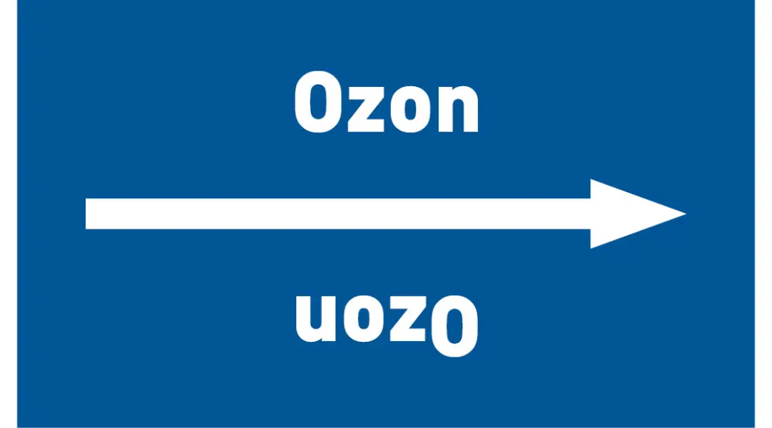 Kennzeichnungsband Ozon blau/weiß ab Ø 50 mm 33 m/Rolle Kennzeichnungsband Ozon blau/weiß ab Ø 50 mm 33 m/Rolle