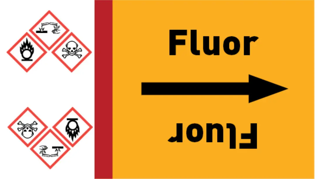 Kennzeichnungsband Fluor gelb/schwarz bis Ø 50 mm 33 m/Rolle Kennzeichnungsband Fluor gelb/schwarz bis Ø 50 mm 33 m/Rolle