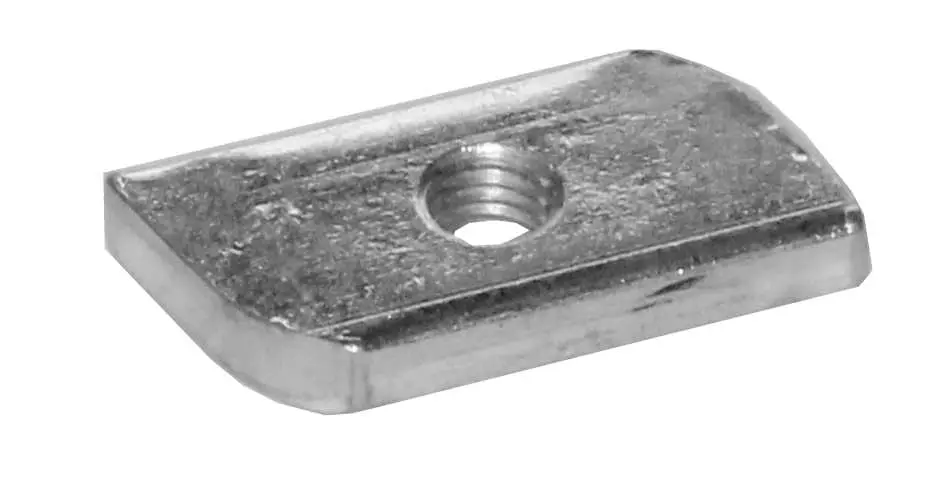 Schiebemuttern 41x21, 41x41 M8; 1 VPE (100 Stück) Schiebemuttern 41x21, 41x41 M8; 1 VPE (100 Stück)