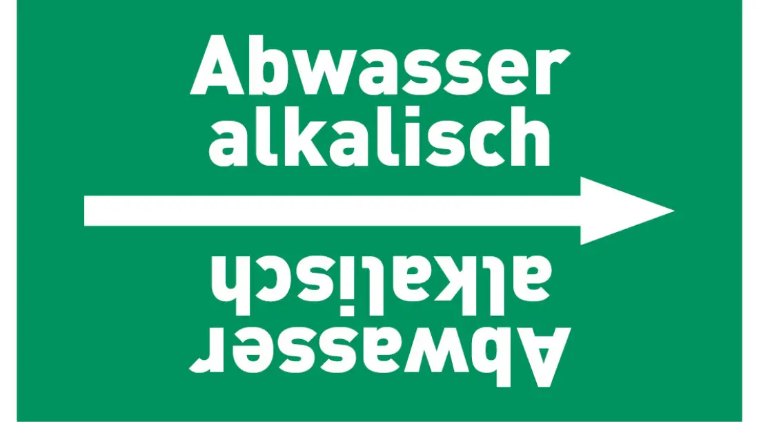 Kennzeichnungsband Abwasser alkalisch grün/weiß ab Ø 50 mm 33 m/Rolle Kennzeichnungsband Abwasser alkalisch grün/weiß ab Ø 50 mm 33 m/Rolle