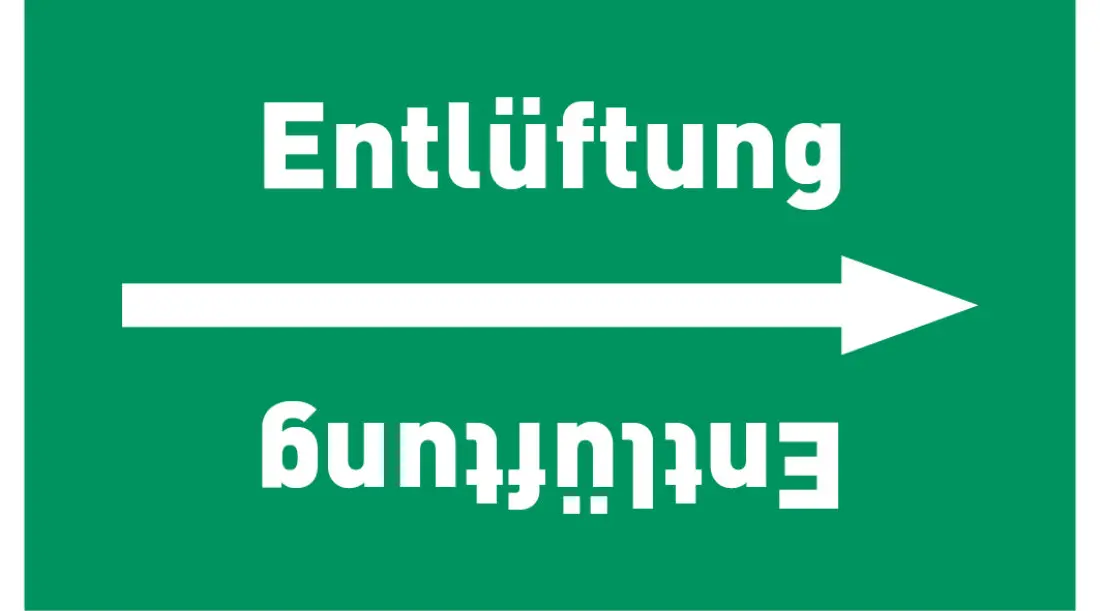 Kennzeichnungsband Entlüftung grün/weiß ab Ø 50 mm 33 m/Rolle Kennzeichnungsband Entlüftung grün/weiß ab Ø 50 mm 33 m/Rolle