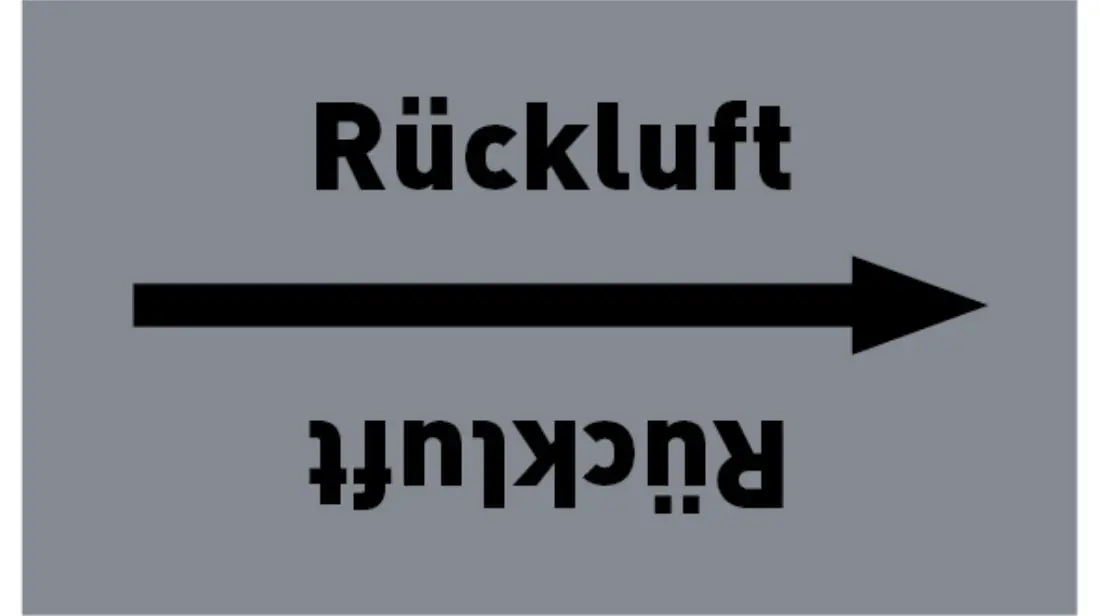 Kennzeichnungsband Rückluft grau/schwarz bis Ø 50 mm 33 m/Rolle Kennzeichnungsband Rückluft grau/schwarz bis Ø 50 mm 33 m/Rolle