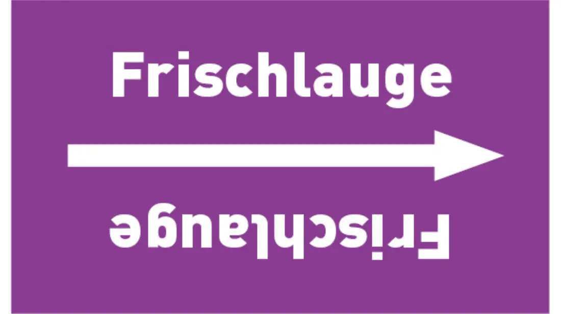 Kennzeichnungsband Frischlauge violett/weiß bis Ø 50 mm 33 m/Rolle Kennzeichnungsband Frischlauge violett/weiß bis Ø 50 mm 33 m/Rolle