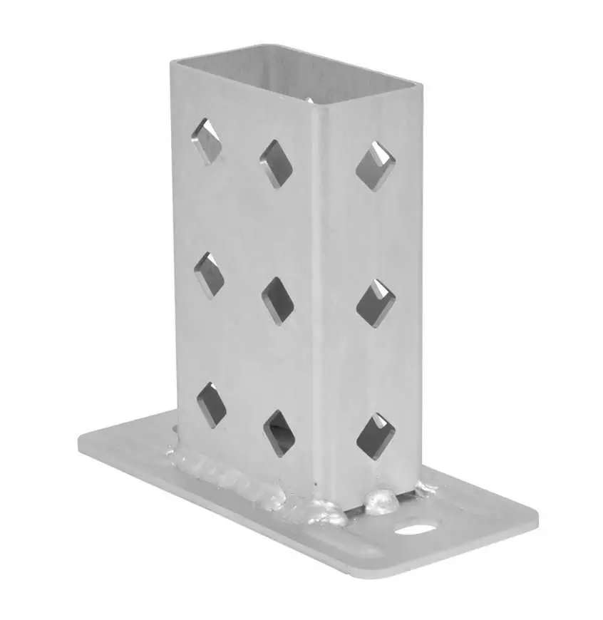 Sattelflansch MASSIV senkrecht 41x82 und 41x41 Doppel Sattelflansch MASSIV senkrecht 41x82 und 41x41 Doppel