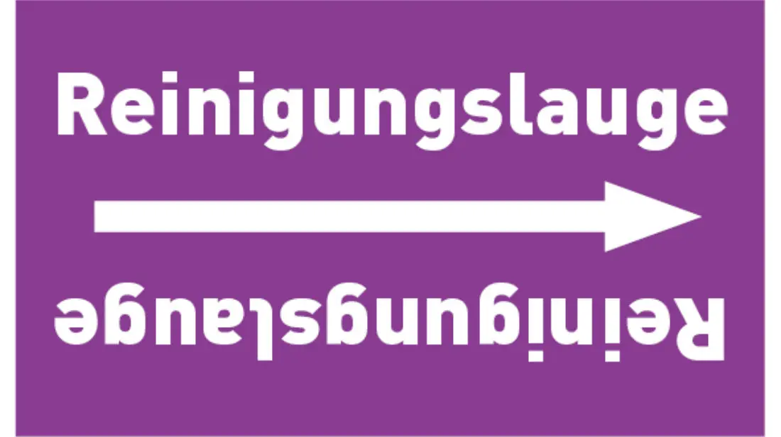 Kennzeichnungsband Reinigungslauge violett/weiß bis Ø 50 mm 33 m/Rolle Kennzeichnungsband Reinigungslauge violett/weiß bis Ø 50 mm 33 m/Rolle