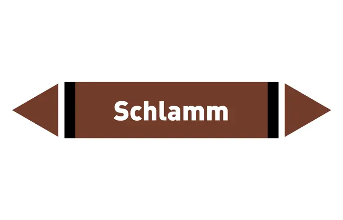 Pfeil Schlamm braun/weiß 125x25 mm Pfeil Schlamm braun/weiß 125x25 mm