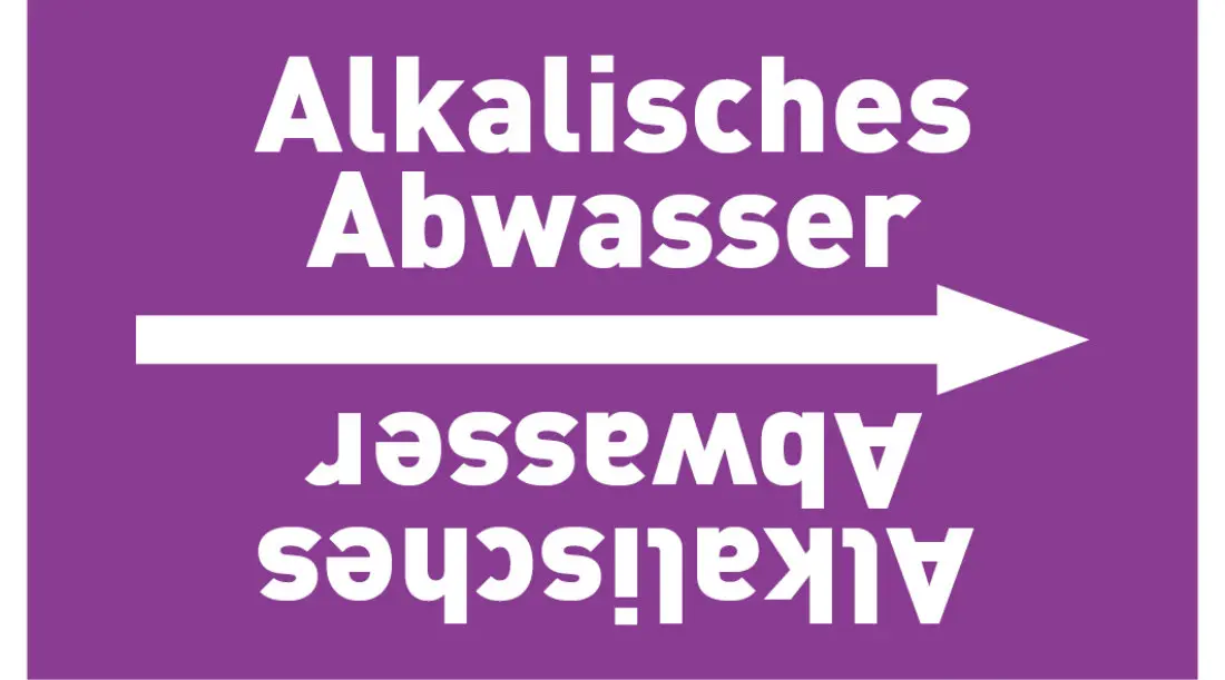 Kennzeichnungsband Alkalisches Abwasser violett/weiß ab Ø 50 mm 33 m/Rolle Kennzeichnungsband Alkalisches Abwasser violett/weiß ab Ø 50 mm 33 m/Rolle