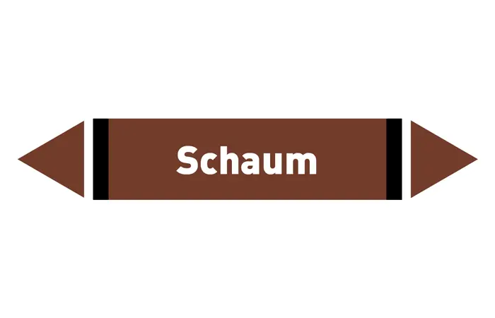 Pfeil Schaum braun/weiß 125x25 mm Pfeil Schaum braun/weiß 125x25 mm