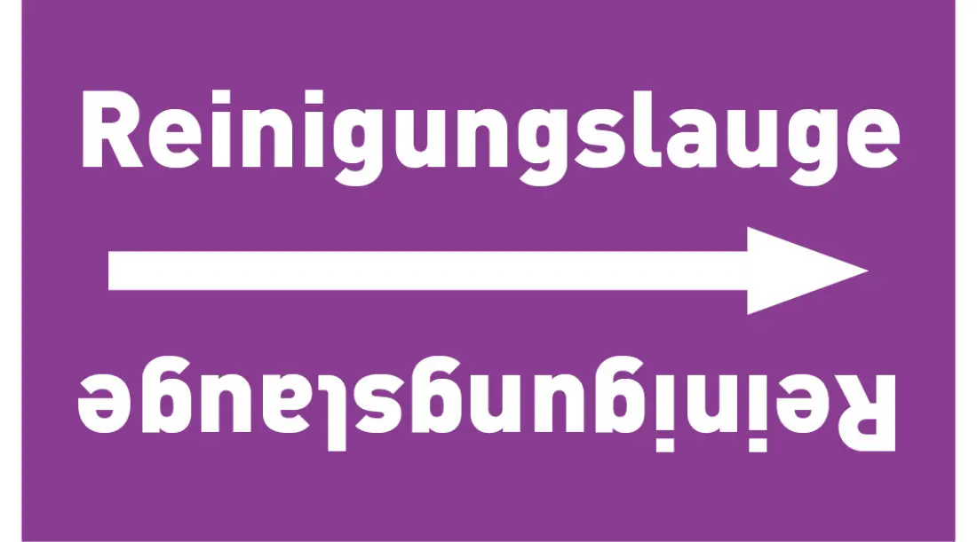 Kennzeichnungsband Reinigungslauge violett/weiß ab Ø 50 mm 33 m/Rolle Kennzeichnungsband Reinigungslauge violett/weiß ab Ø 50 mm 33 m/Rolle