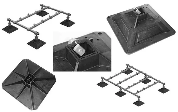 dama-tech Dachmontage Montageset, Montagefüße
