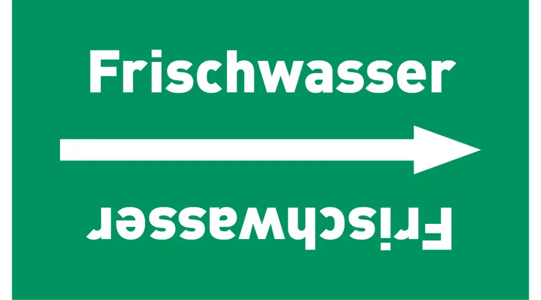 Kennzeichnungsband Frischwasser grün/weiß ab Ø 50 mm 33 m/Rolle Kennzeichnungsband Frischwasser grün/weiß ab Ø 50 mm 33 m/Rolle