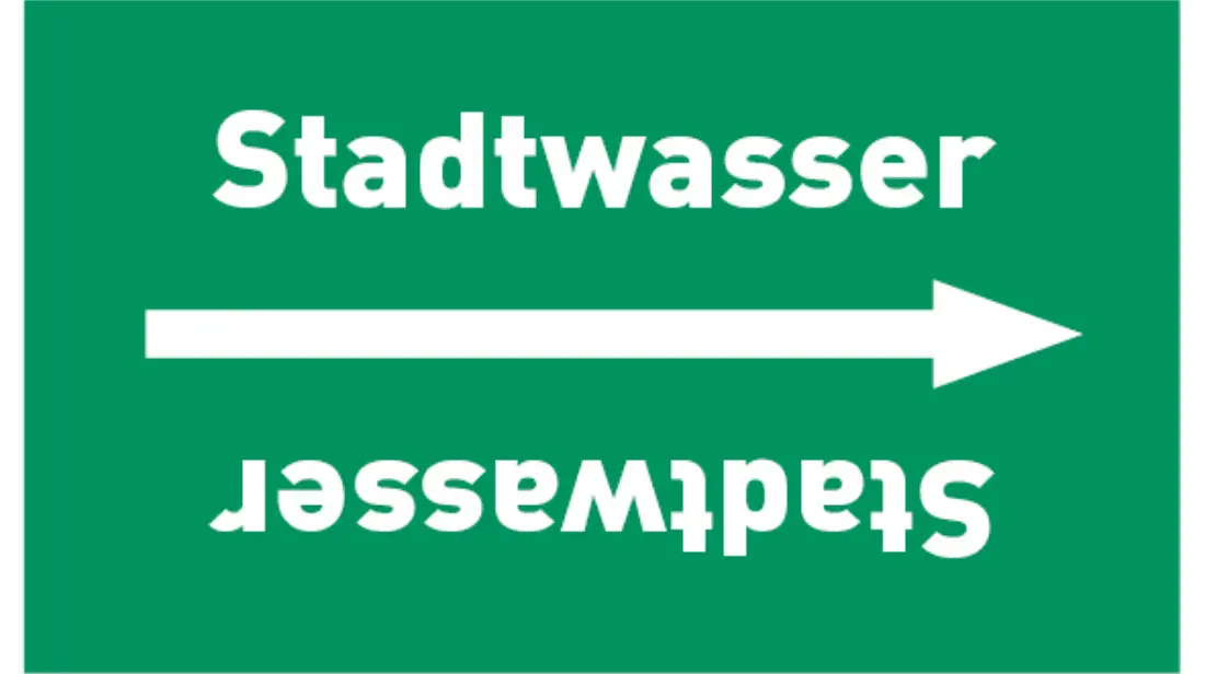 Kennzeichnungsband Stadtwasser grün/weiß bis Ø 50 mm 33 m/Rolle Kennzeichnungsband Stadtwasser grün/weiß bis Ø 50 mm 33 m/Rolle