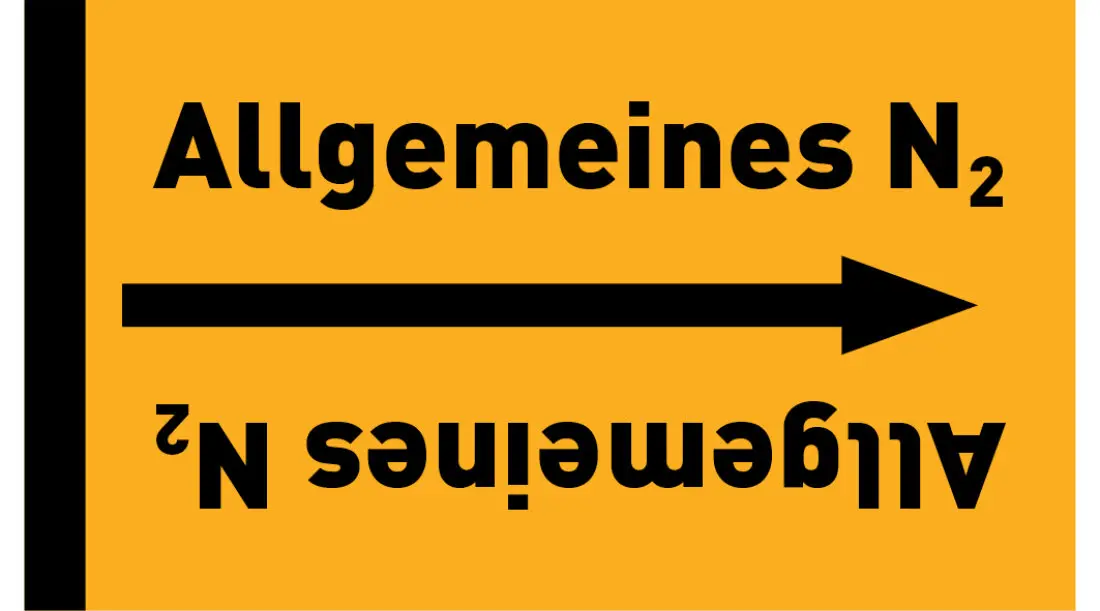 Kennzeichnungsband Allgemeines N2 gelb/schwarz ab Ø 50 mm 33 m/Rolle Kennzeichnungsband Allgemeines N2 gelb/schwarz ab Ø 50 mm 33 m/Rolle