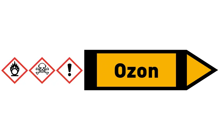 Pfeil rechts Ozon gelb/schwarz 215x40 mm Pfeil rechts Ozon gelb/schwarz 215x40 mm