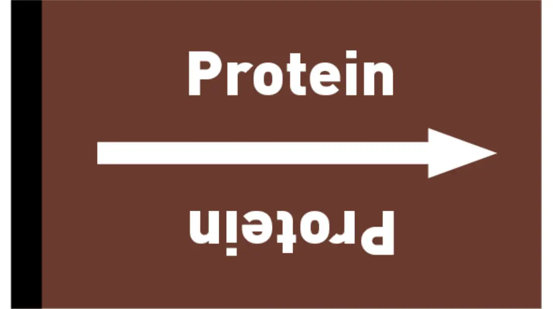 Kennzeichnungsband Protein braun/weiß bis Ø 50 mm 33 m/Rolle Kennzeichnungsband Protein braun/weiß bis Ø 50 mm 33 m/Rolle