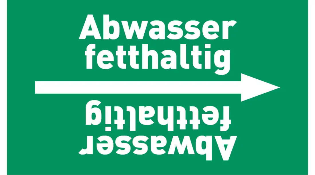 Kennzeichnungsband Abwasser fetthaltig grün/weiß ab Ø 50 mm 33 m/Rolle Kennzeichnungsband Abwasser fetthaltig grün/weiß ab Ø 50 mm 33 m/Rolle