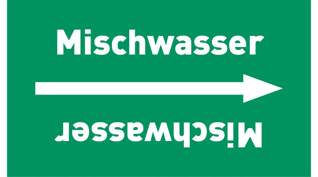 Kennzeichnungsband Mischwasser grün/weiß ab Ø 50 mm 33 m/Rolle Kennzeichnungsband Mischwasser grün/weiß ab Ø 50 mm 33 m/Rolle
