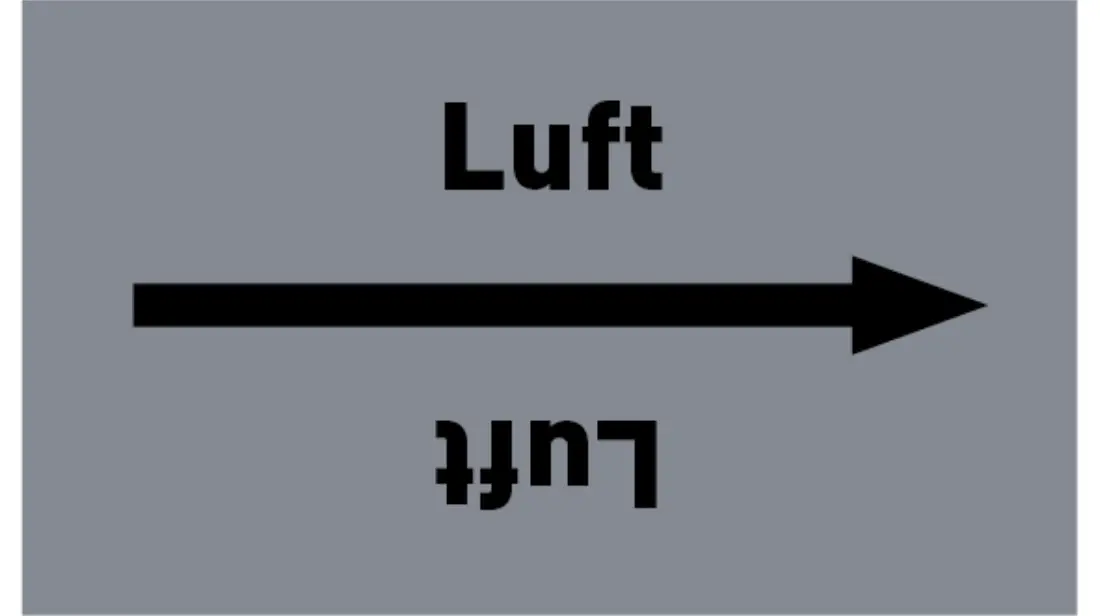 Kennzeichnungsband Luft grau/schwarz bis Ø 50 mm 33 m/Rolle Kennzeichnungsband Luft grau/schwarz bis Ø 50 mm 33 m/Rolle