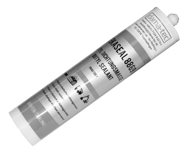 Butyl Mastic Kartusche 310 ml grau VDI 6022 zertifiziert für Küchenabluft geeignet Butyl Mastic Kartusche 310 ml grau VDI 6022 zertifiziert für Küchenabluft geeignet