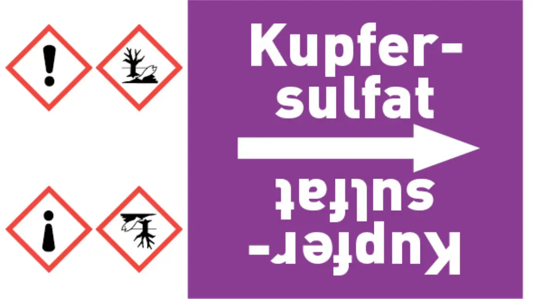 Kennzeichnungsband Kupfersulfat violett/weiß bis Ø 50 mm 33 m/Rolle Kennzeichnungsband Kupfersulfat violett/weiß bis Ø 50 mm 33 m/Rolle
