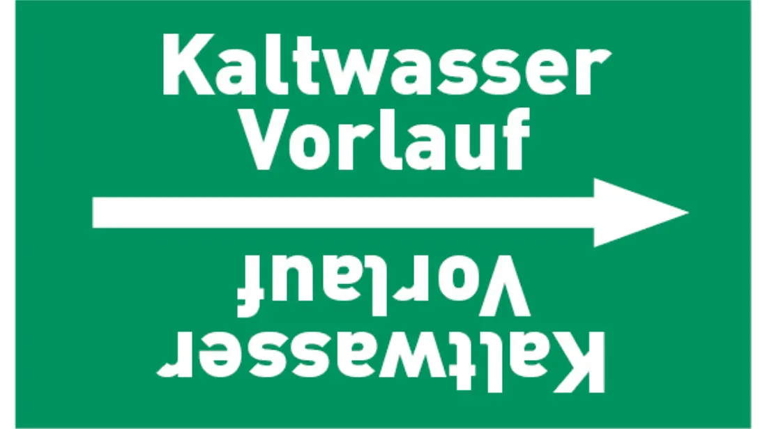 Kennzeichnungsband Kaltwasser Vorlauf grün/weiß, bis Ø 50 mm 33 m/Rolle Kennzeichnungsband Kaltwasser Vorlauf grün/weiß, bis Ø 50 mm 33 m/Rolle
