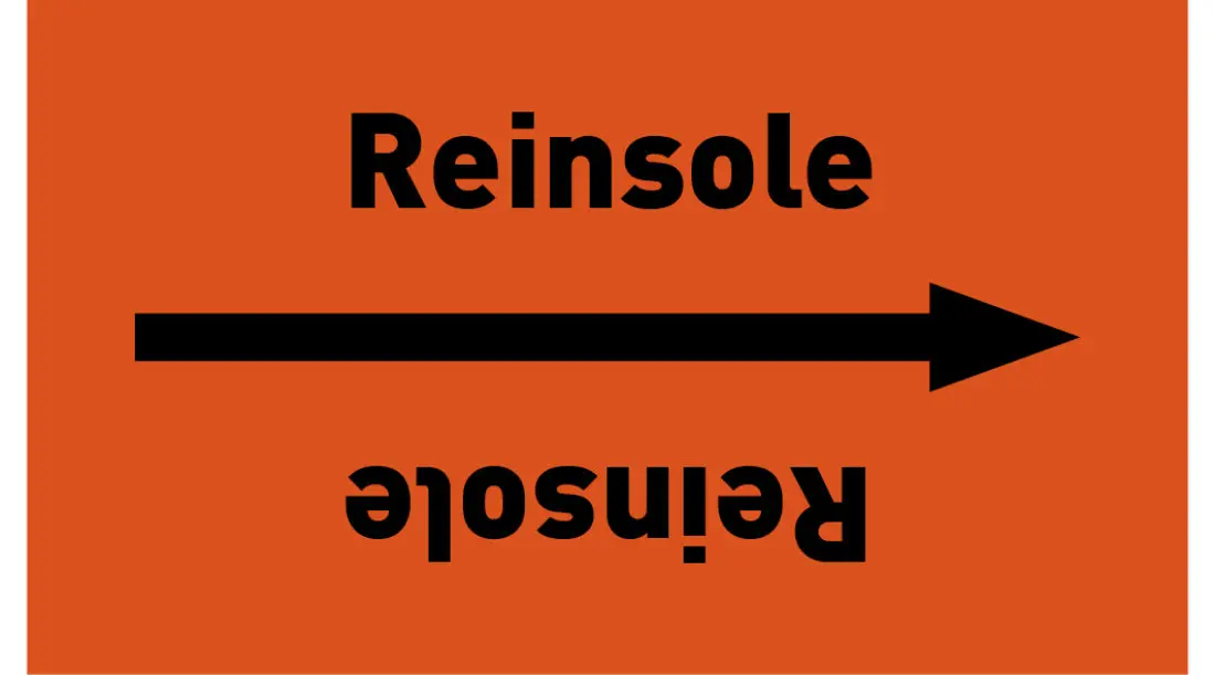 Kennzeichnungsband Reinsole orange/schwarz ab Ø 50 mm 33 m/Rolle Kennzeichnungsband Reinsole orange/schwarz ab Ø 50 mm 33 m/Rolle