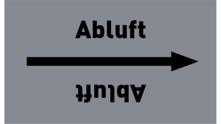 Kennzeichnungsband Abluft grau/schwarz bis Ø 50 mm 33 m/Rolle Kennzeichnungsband Abluft grau/schwarz bis Ø 50 mm 33 m/Rolle