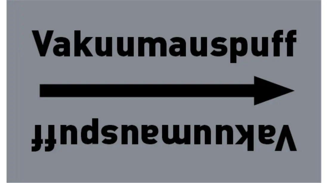 Kennzeichnungsband Vakuumauspuff grau/schwarz bis Ø 50 mm 33 m/Rolle Kennzeichnungsband Vakuumauspuff grau/schwarz bis Ø 50 mm 33 m/Rolle