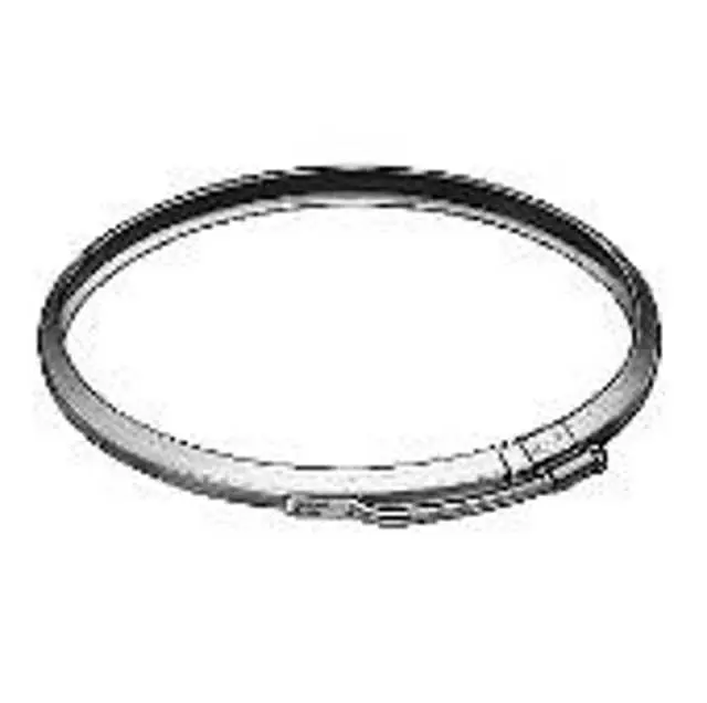 Metu Spannschelle SS NW 180 mit PE-Dichtung Stahl vz. Metu Spannschelle SS NW 180 mit PE-Dichtung Stahl vz.